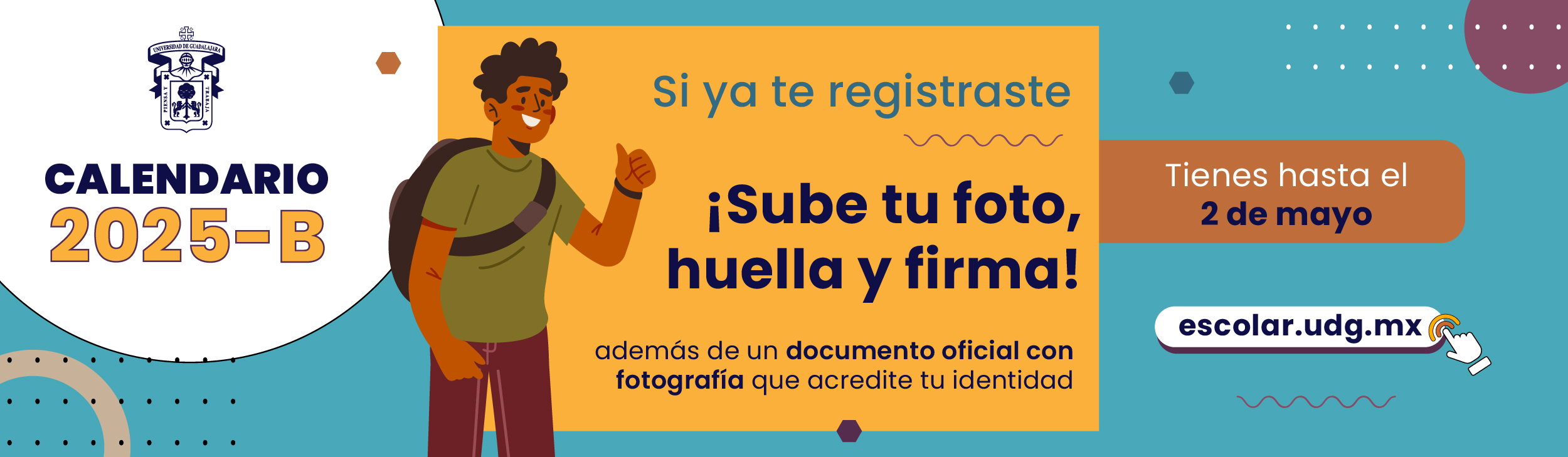 Etapa 2 del Registro de Aspirantes UDG 2025-B