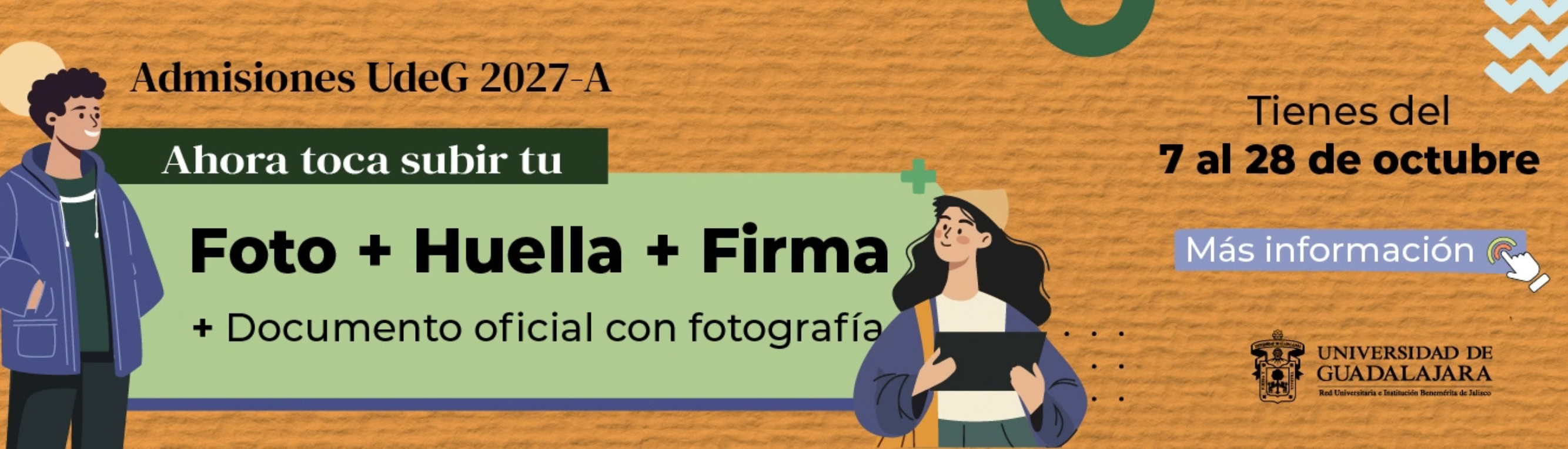 Carga de foto, firma y huella