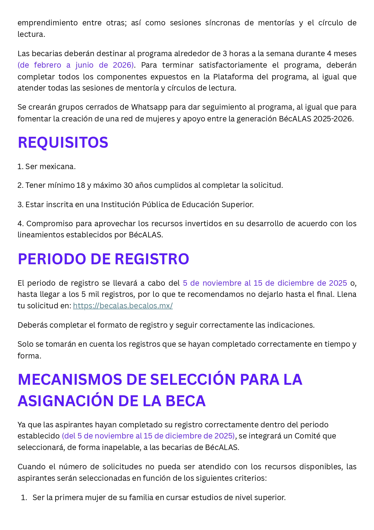 BécALAS 2025–2026: La beca que impulsa a las mujeres a liderar, crear y transformar