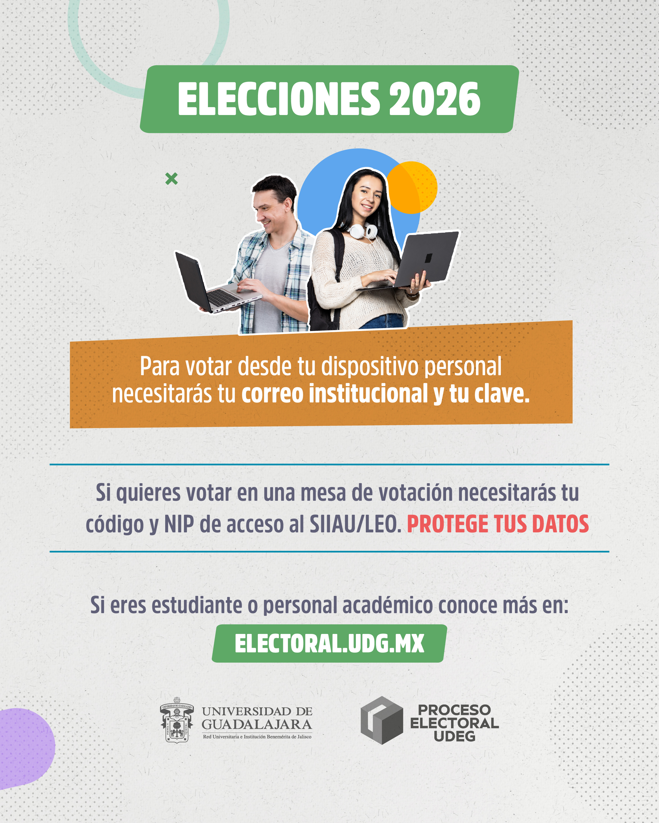 CUGDL vivirá su primera elección de consejeras y consejeros universitarios
