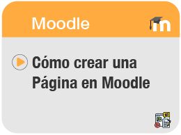 Cómo crear una Página en Moodle