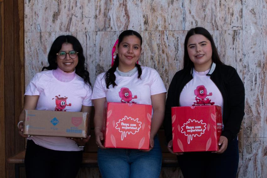 "Fluye con seguridad" llega al CUGDL: Por un tránsito libre de productos de gestión menstrual