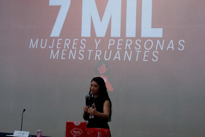 "Fluye con seguridad" llega al CUGDL: Por un tránsito libre de productos de gestión menstrual