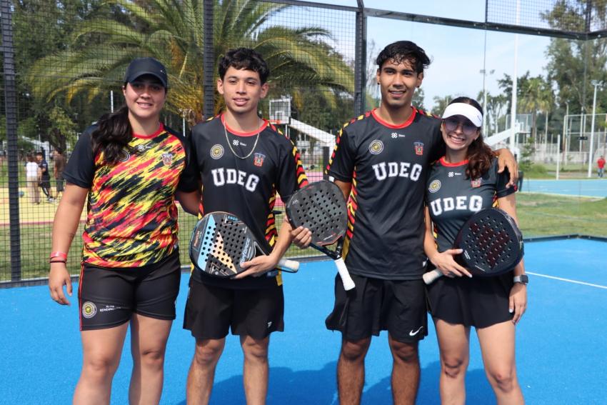 Orgullo CUGDL: Cynthia Gutiérrez conquista plata y bronce en pádel durante la Universiada Nacional 2025
