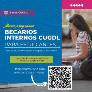 Nuevo PROGRAMA DE BECARIOS INTERNOS en CUGDL